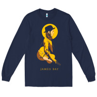 Navy james bay müsic Long Sleeve Tee - linhVisuals