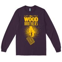 Plum the wood brothers blues Long Sleeve Tee - linhVisuals