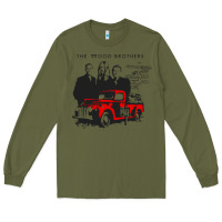 Army Green the wood brothers blues Long Sleeve Tee - linhVisuals