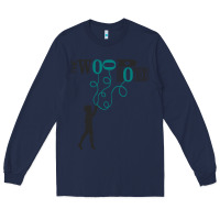 Navy the wood brothers blues Long Sleeve Tee - linhVisuals