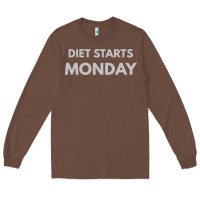 Chestnut diet starts monday Long Sleeve Tee - linhVisuals