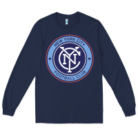 Navy the-new-york-city-fc Long Sleeve Tee - linhVisuals