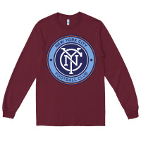 Burgundy the-new-york-city-fc Long Sleeve Tee - linhVisuals