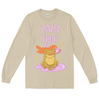 Mushroom papa frog Long Sleeve Tee - linhVisuals