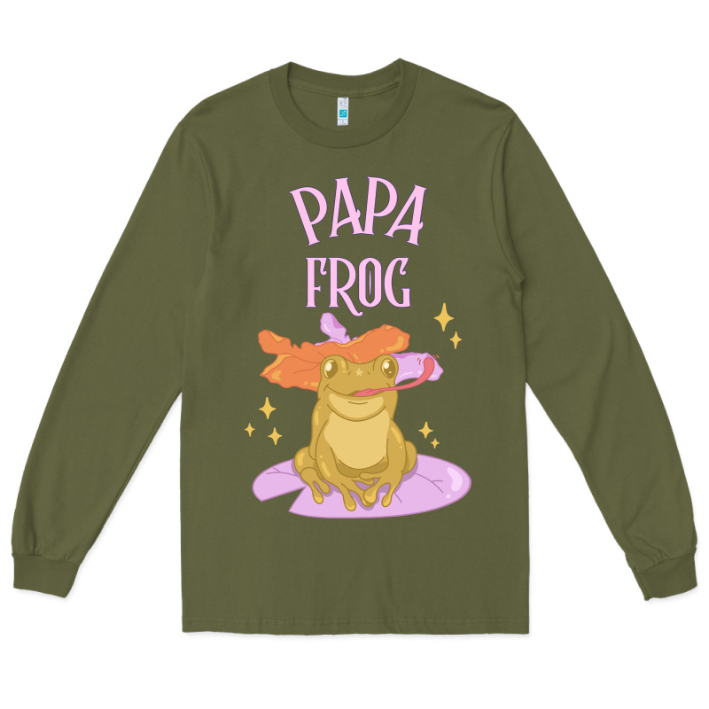 Papa Frog Long Sleeve Tee by linhVisuals | Teevron
