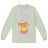 Matcha papa frog Long Sleeve Tee - linhVisuals