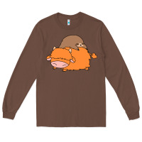 Chestnut sloth and highland cow Long Sleeve Tee - linhVisuals