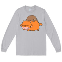 Moon Dust sloth and highland cow Long Sleeve Tee - linhVisuals
