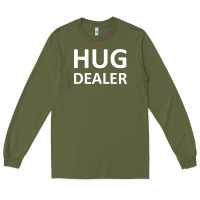 Army Green hug dealer Long Sleeve Tee - linhVisuals