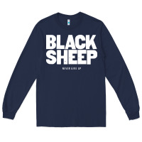 Navy black sheep Long Sleeve Tee - linhVisuals