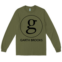 Army Green garth brooks Long Sleeve Tee - linhVisuals