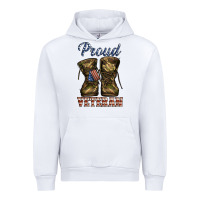 White proud veteran camo shoes Urban Hoodie - Jasminsmagicworld