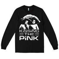 Black gift for men kissing the pink Long Sleeve Tee - linhVisuals