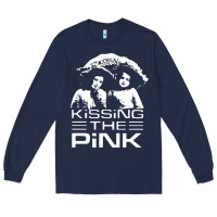 Navy gift for men kissing the pink Long Sleeve Tee - linhVisuals