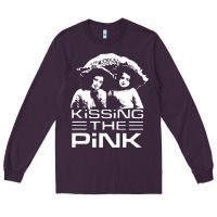 Plum gift for men kissing the pink Long Sleeve Tee - linhVisuals