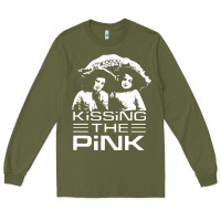 Army Green gift for men kissing the pink Long Sleeve Tee - linhVisuals