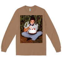 Toasted Coconut johnny cash eating cake in a bush Long Sleeve Tee - linhVisuals
