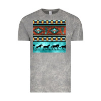 Cloud Rock native american aztec seamless pattern Vintage Tee - BundleAndBundleShop