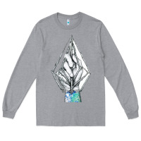 Heather Grey volcom Long Sleeve Tee - linhVisuals