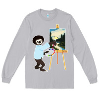 Moon Dust bob sloth Long Sleeve Tee - linhVisuals