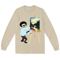 Mushroom bob sloth Long Sleeve Tee - linhVisuals