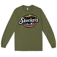 Army Green biloxi shuckers Long Sleeve Tee - linhVisuals