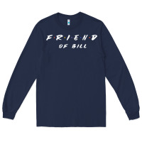 Navy friend of bill aa tv parody graphic shirt Long Sleeve Tee - linhVisuals