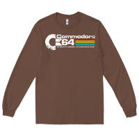 Chestnut #commodore 64 Long Sleeve Tee - linhVisuals