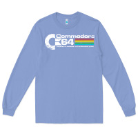 Colony Blue #commodore 64 Long Sleeve Tee - linhVisuals