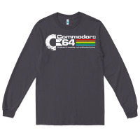 Smoke #commodore 64 Long Sleeve Tee - linhVisuals