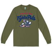 Army Green reading fightin phils Long Sleeve Tee - linhVisuals