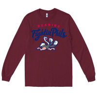 Burgundy reading fightin phils Long Sleeve Tee - linhVisuals