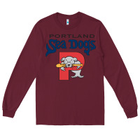 Burgundy sea dogs team Long Sleeve Tee - linhVisuals