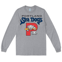 Heather Grey sea dogs team Long Sleeve Tee - linhVisuals