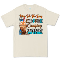 Bone Plan For The Day Coffee Camping Wine Frappe Coffee Premium Tee - FaDigitalArtStudio