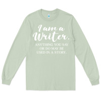 Matcha i am a writer Long Sleeve Tee - linhVisuals
