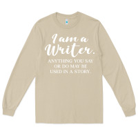 Mushroom i am a writer Long Sleeve Tee - linhVisuals