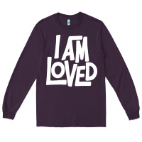 Plum i am loved Long Sleeve Tee - linhVisuals