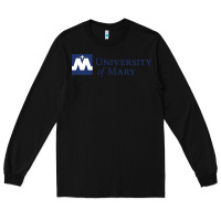 Black University of Mary, Apparel Long Sleeve Tee - linhVisuals