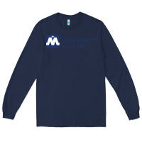 Navy University of Mary, Apparel Long Sleeve Tee - linhVisuals