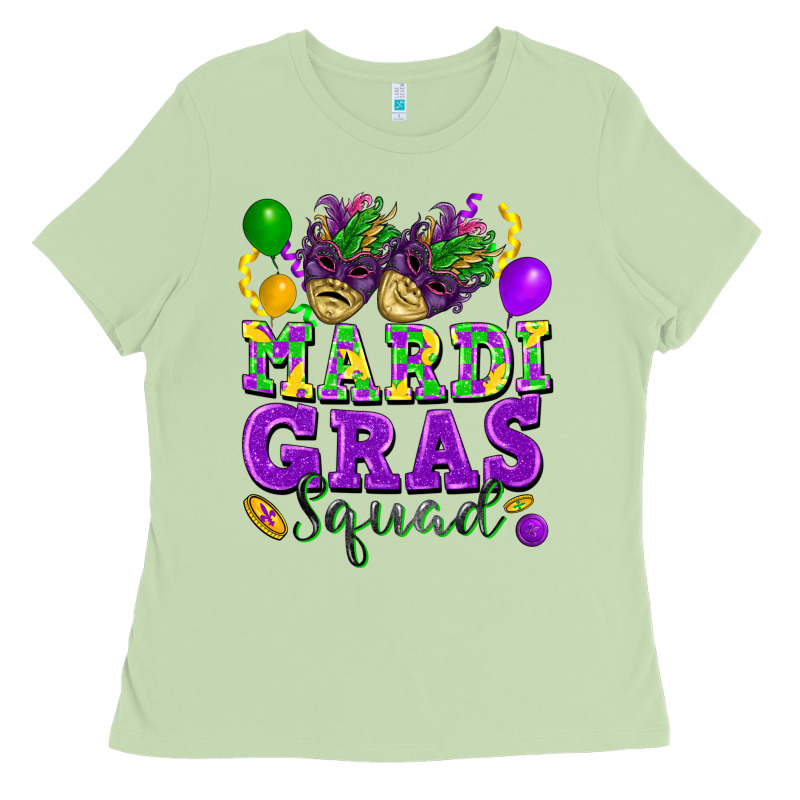 Mardi Gras Squad Ladies Tee by FaDigitalArtStudio | Teevron