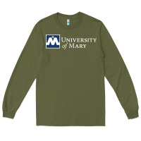 Army Green University of Mary, Apparel Long Sleeve Tee - linhVisuals