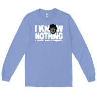 Colony Blue i know nothing Long Sleeve Tee - linhVisuals