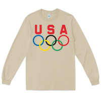 Mushroom OLYMPIC RINGS Long Sleeve Tee - linhVisuals