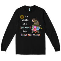 Black funny be a green cheek conure parrot bird mom mother sweatshirt Long Sleeve Tee - linhVisuals
