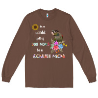 Chestnut funny be a green cheek conure parrot bird mom mother sweatshirt Long Sleeve Tee - linhVisuals