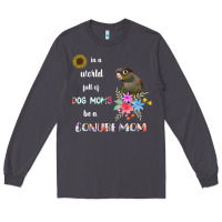 Smoke funny be a green cheek conure parrot bird mom mother sweatshirt Long Sleeve Tee - linhVisuals