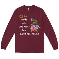 Burgundy funny be a green cheek conure parrot bird mom mother sweatshirt Long Sleeve Tee - linhVisuals