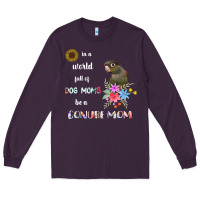 Plum funny be a green cheek conure parrot bird mom mother sweatshirt Long Sleeve Tee - linhVisuals