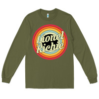 Army Green lionel richie Long Sleeve Tee - linhVisuals